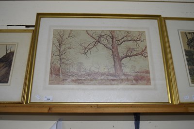 Lot 228 - EDWARD STAMP, STUDY OF WINTER TREES,...