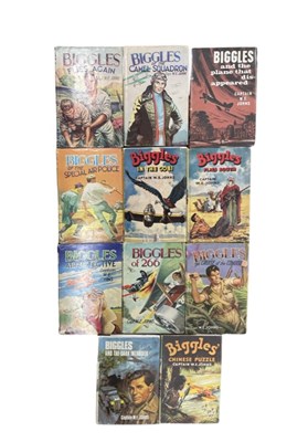 Lot 9 - A collection of Biggles by W E Johns, to...