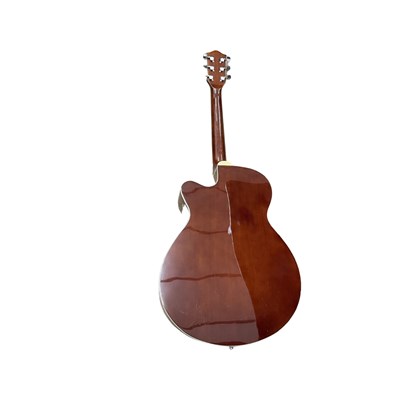 Lot 219 - A Chord electro-acoustic guitar in sunburst,...