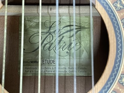 Lot 148 - A La Patrie 'Etude' classical acoustic guitar...