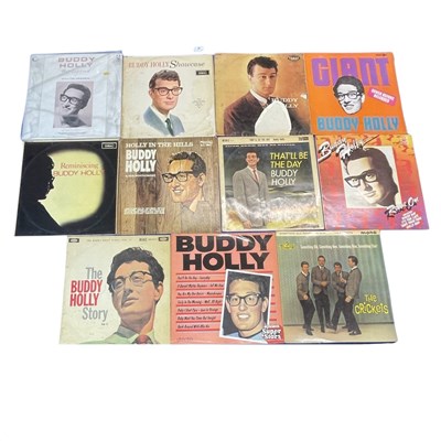 Lot 168 - A quantity of Buddy Holly 12" vinyl LPs