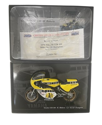 Lot 274 - A boxed Minichamps 1:12 scale model: Yamaha...