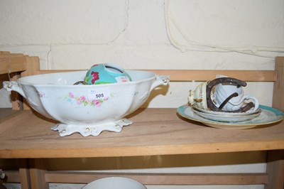 Lot 505 - MIXED LOT ASSORTED CERAMICS