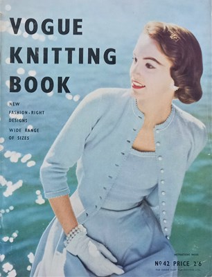 Lot 197 - A quantity of assorted vintage knitting and...