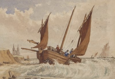 Lot 83 - Thomas Lound (British,1802-1861), Fishing...