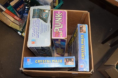 Lot 580 - ONE BOX CRYSTAL MAZE GAMES, KERPLUNK, AND A...