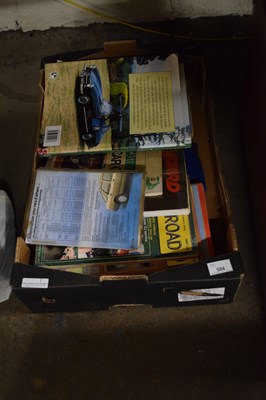 Lot 584 - ONE BOX VARIOUS CAR BOOKS AND MAGAZINES