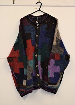 Lot 35 - A Kaffe Fassett 'Icon' cardigan with mottled...