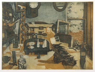 Lot 593 - Richard Bawden (British, b.1936), 'Clutter',...