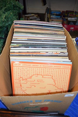 Lot 598 - ONE BOX OF MIXED LPS