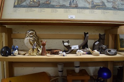 Lot 658 - VARIOUS ANIMAL ORNAMENTS, PRINCIPALLY CATS