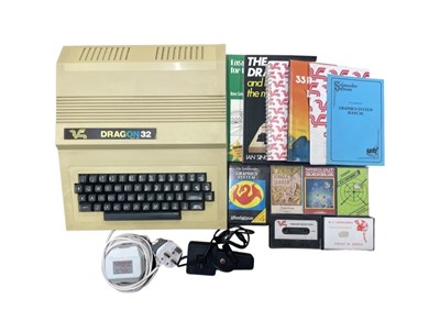 Lot 399 - A 1980s Dragon 32 Family computer system, with...