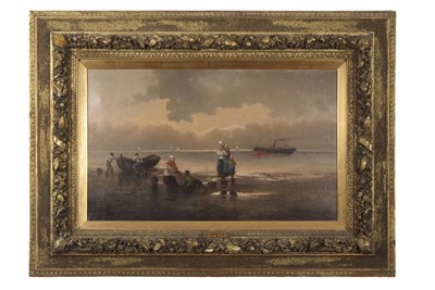 Lot 659 - A. Vescovi (Italian,19th century), Fisherfolk...