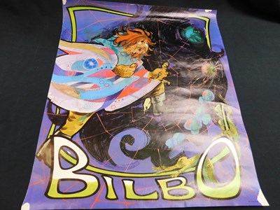 Lot 77 - "THE HOBBIT" coloured posters comprising Bilbo,...