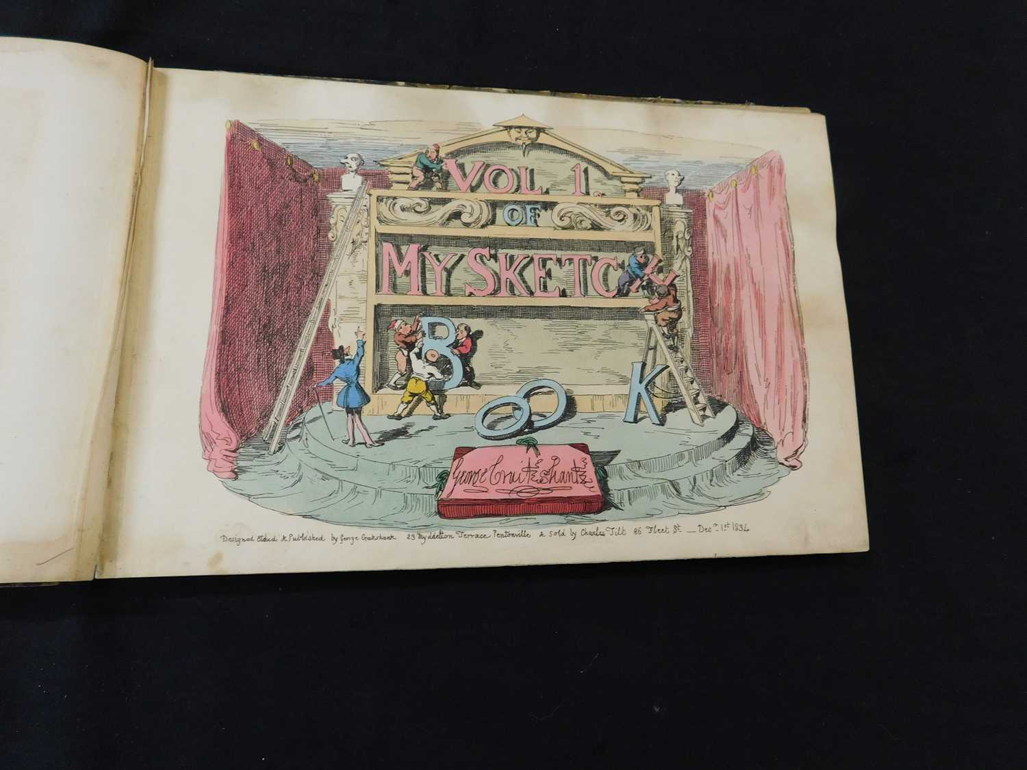 Lot 82 - GEORGE CRUIKSHANK: VOL 1 OF MY SKETCH BOOK,...