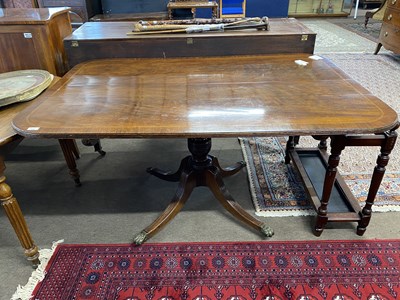 Lot 539 - 19th Century mahogany rectangular tilt top...