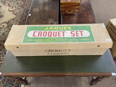 Lot 562 - Jaques boxed croquet set