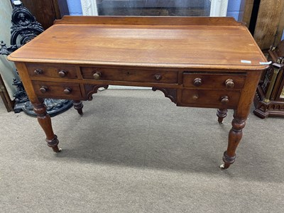 Lot 563 - Victorian mahogany desk or dressing table...