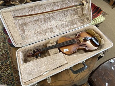 Lot 570 - 20th Century Viola together with bow and black...