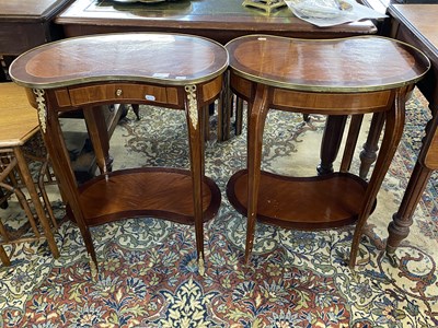 Lot 572 - Pair of modern reproduction French style...