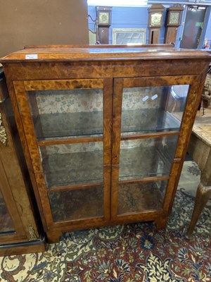 Lot 599 - Early 20th Century burr/walnut veneered two...