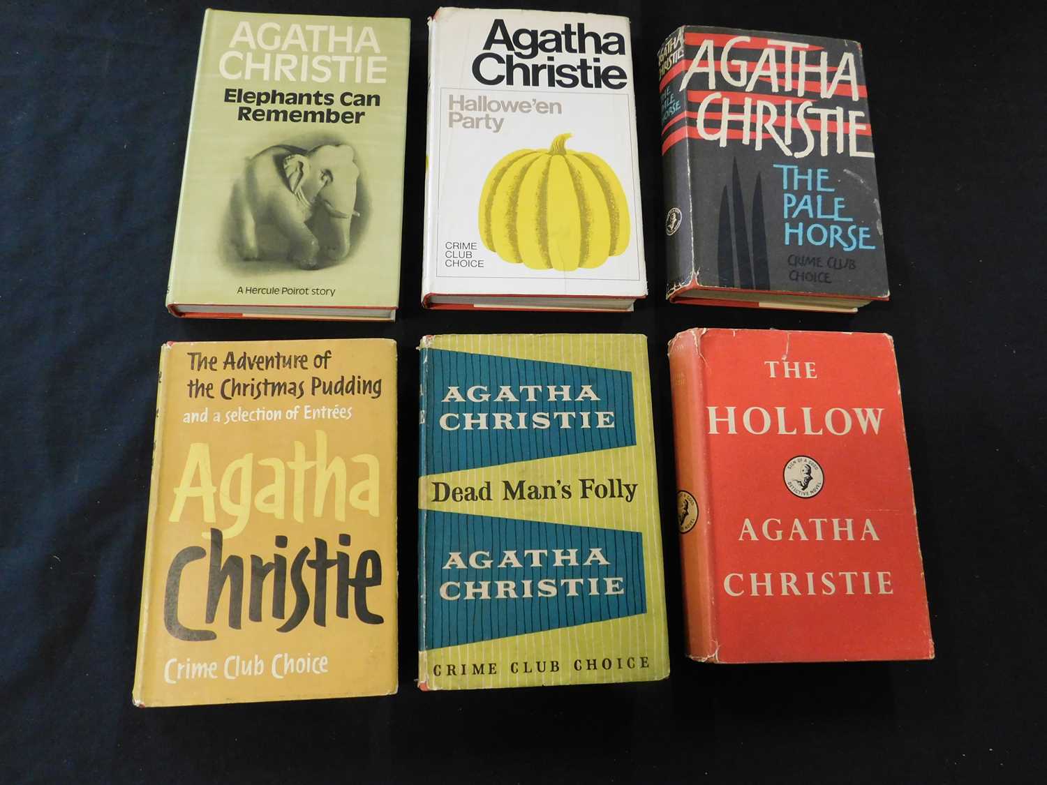 Lot 99 - AGATHA CHRISTIE: 6 Titles: THE HOLLOW, London,...