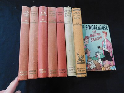 Lot 103 - P G WODEHOUSE: 8 Titles: MONEY IN THE BANK,...