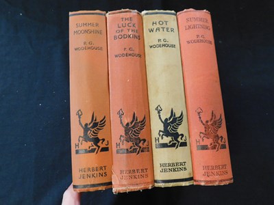 Lot 104 - P G WODEHOUSE: 4 Titles: SUMMER LIGHTNING,...