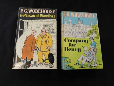 Lot 106 - P G WODEHOUSE: 2 Titles: COMPANY FOR HENRY,...