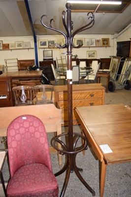 Lot 342 - DARK FINISH BENTWOOD STICK STAND