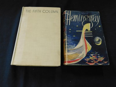 Lot 138 - ERNEST HEMINGWAY: 2 Titles: THE FIFTH COLUMN..,...