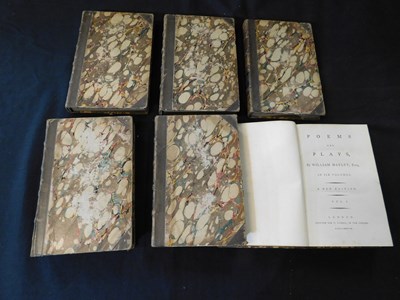 Lot 152 - WILLIAM HAYLEY: POEMS AND PLAYS, London for T...