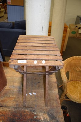 Lot 759 - COLLAPSIBLE FOLDING STOOL