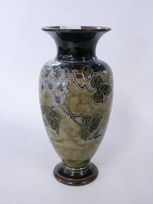 Lot 347 - Royal Doulton vase with tubelined design by...