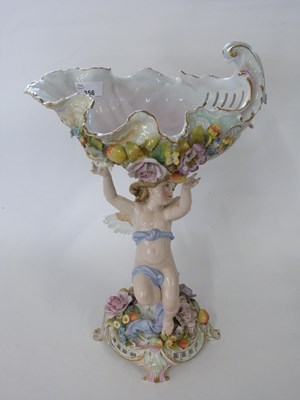 Lot 356 - Late 19th Century continental porcelain centre...