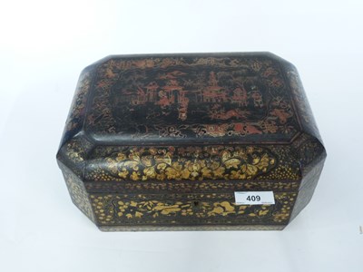 Lot 409 - Late 19th Century Chinese box with Chinoiserie...