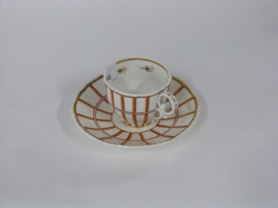 Lot 445 - 19th Century Davenport cup and saucer, factory...