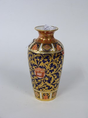 Lot 446 - Copeland Spode vase decorated in Crown Derby...