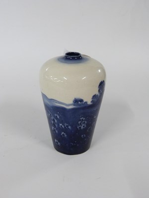 Lot 454 - An unusual Doulton flambe baluster vase...