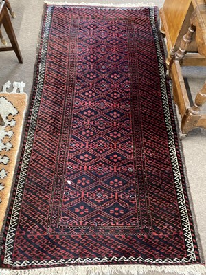 Lot 700 - Modern Belouchi rug, 185 x 88cm