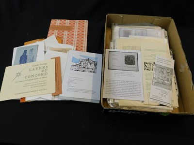 Lot 242 - Box - Private Press items, assorted flyers,...