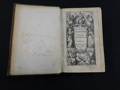 Lot 260 - HE KAINE DIATHEKE NOVUM TESTAMENTUM,...