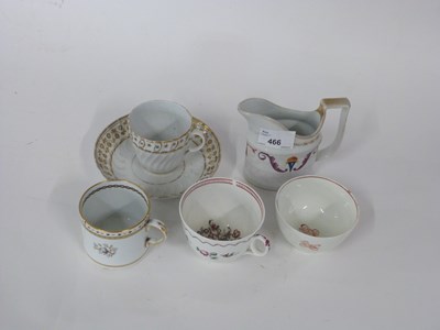 Lot 466 - Group of late 18th Century English porcelain...