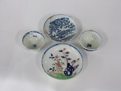 Lot 469 - Group of Lowestoft porcelain including tea...