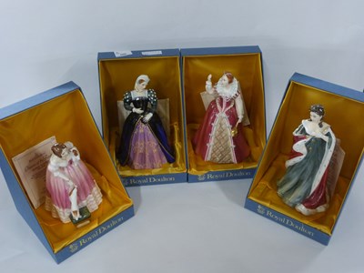 Lot 500 - Group of four Royal Doulton figures from the...