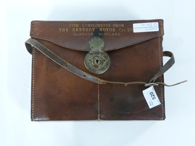 Lot 520 - Leather pouch containing a quantity of early...