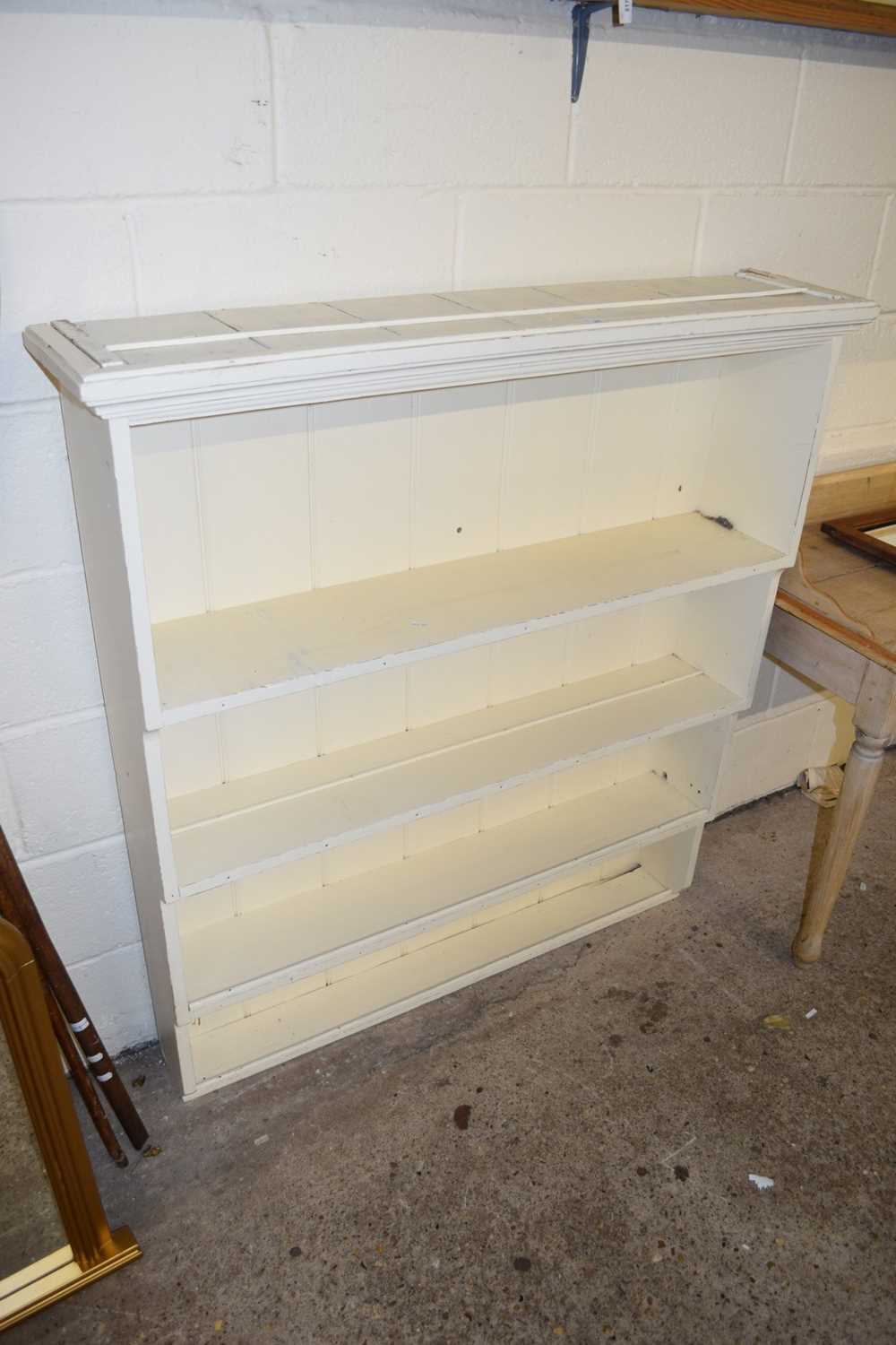 Lot 381 PAINTED PINE DRESSER TOP, 108CM WIDE