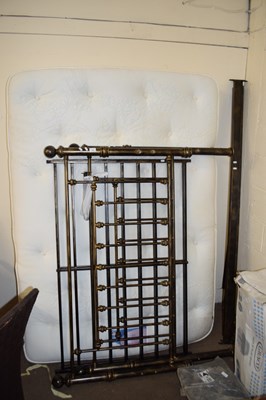 Lot 745 - IRON FRAMED DOUBLE BED WITH MATTRESS