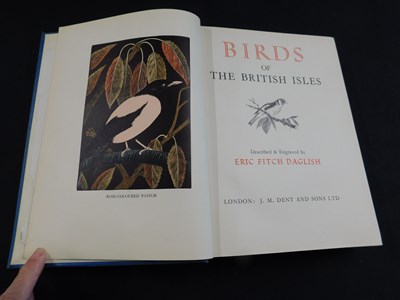 Lot 421 - ERIC FITCH DALGLIESH: BIRDS OF THE BRITISH...