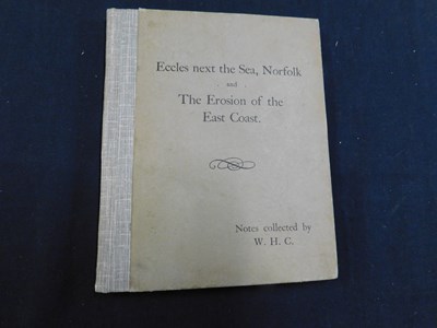 Lot 469 - W H COOKE: ECCLES NEXT THE SEA NORFOLK AND THE...